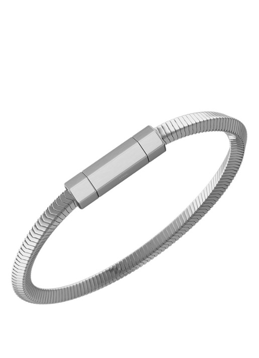 Armani Armband AXG0181040 - detail zilver