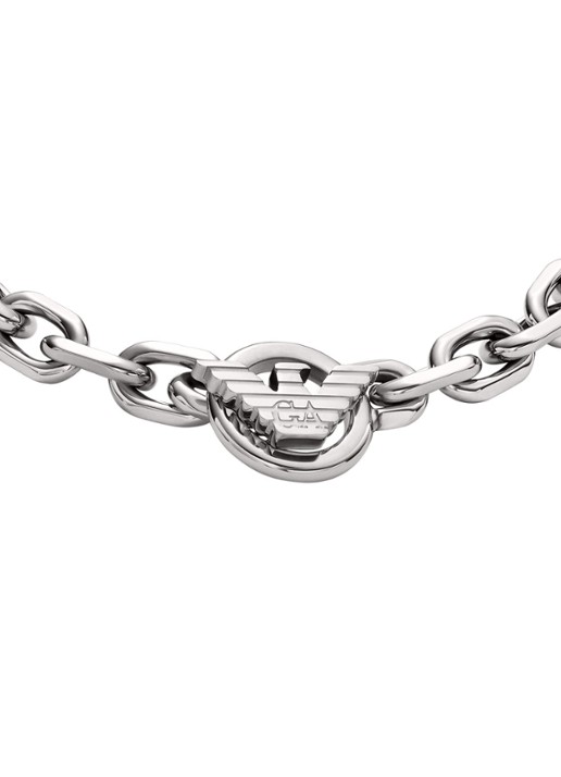 Armani Armband EGS3236040 - detail 2 zilver