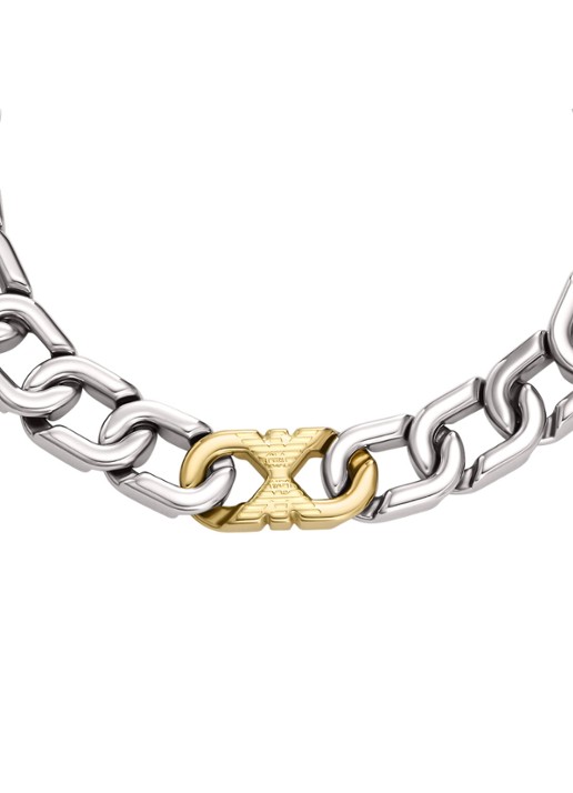 Armani Armband EGS3298040 - detail 2 zilver