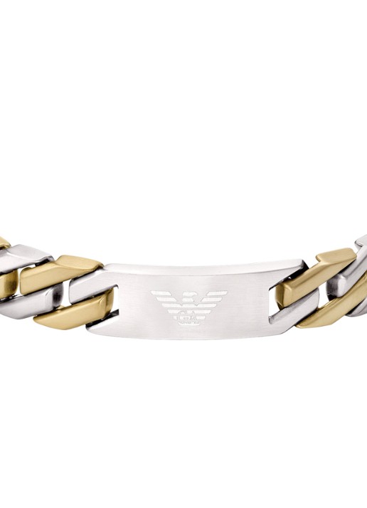 Armani Armband EGS3314040 - detail goud / zilver