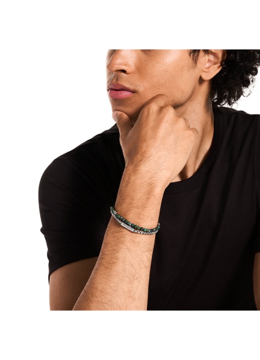 Armani Armband EGS3316040 - detail 4 zilver