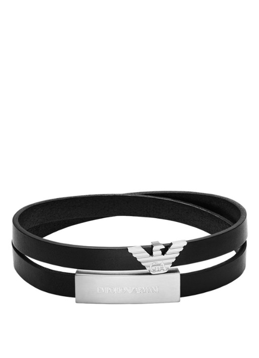 Armani Armband van leer EGS3311040