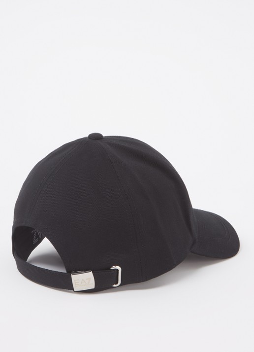 Armani Baseball pet met logo - detail 2 zwart
