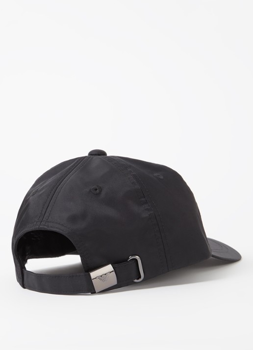 Armani Baseball pet met logo - achterkant 2 zwart