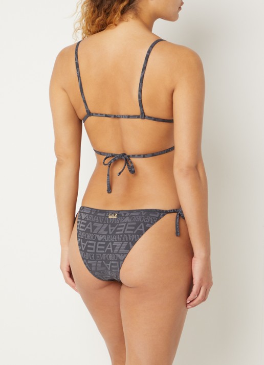 Armani Bikiniset met logoprint - achterkant 5 antraciet