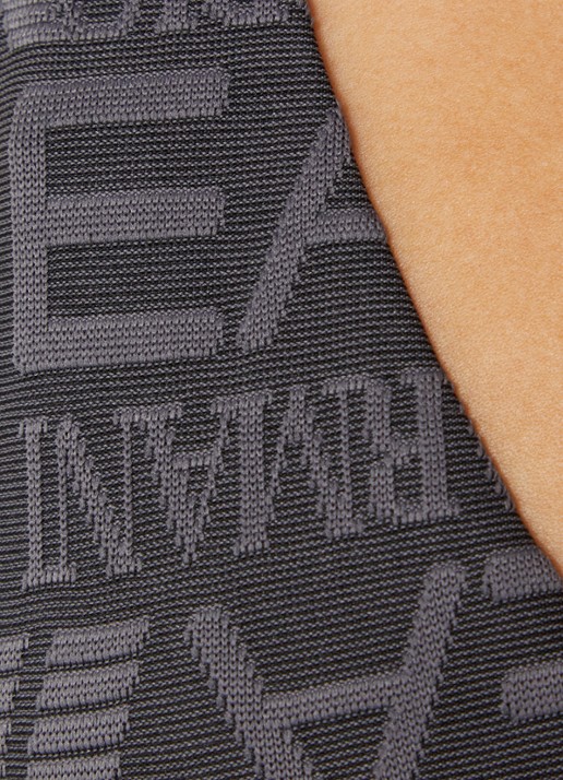 Armani Bikiniset met logoprint - detail 4 antraciet