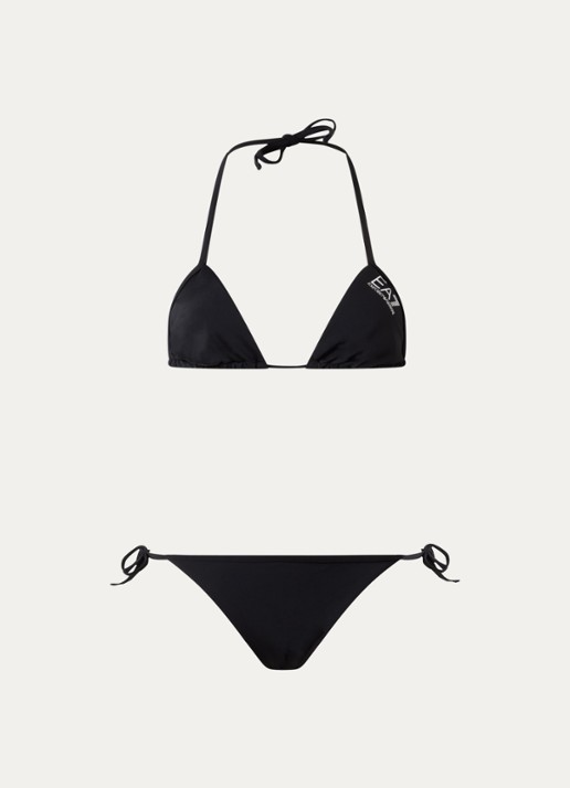Armani Bikiniset met uitneembare vulling en logo - voorkant 4 zwart