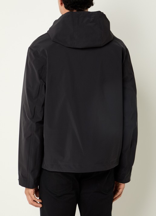 Armani Blouson softshell jack met steekzakken - achterkant 3 zwart