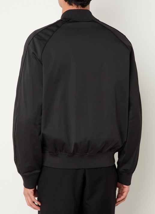 Armani Bomberjack met logo en ritszakken - achterkant 4 zwart