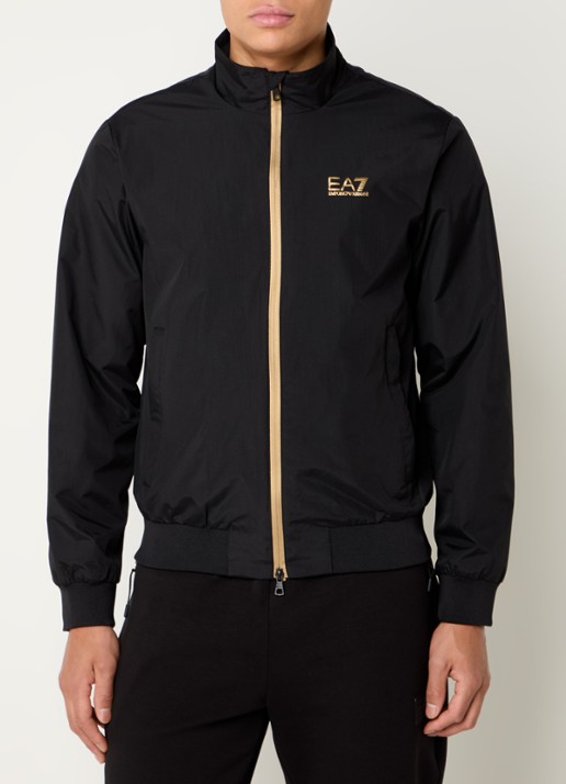 Armani Bomberjack met ritszakken en logo
