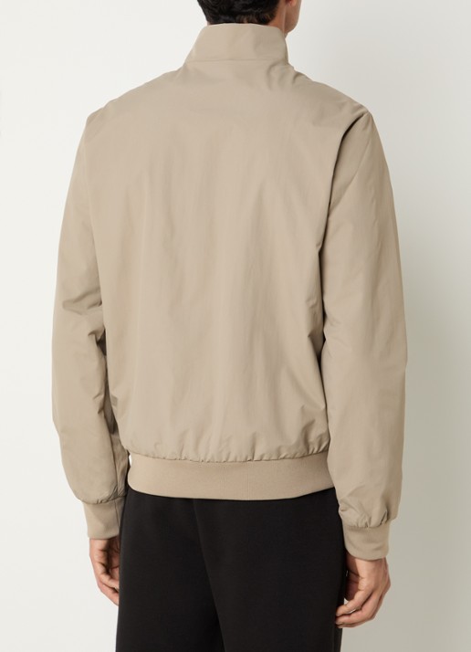 Armani Bomberjack met ritszakken en logo - achterkant 3 camel