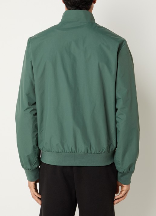 Armani Bomberjack met ritszakken en logo - achterkant 4 grijsmele