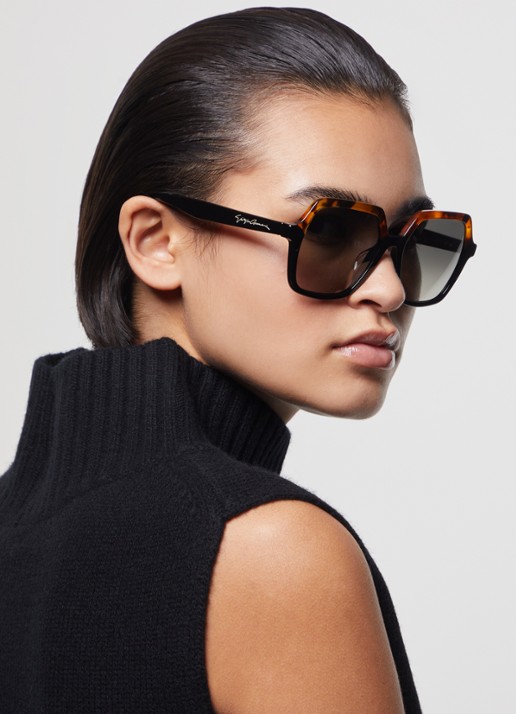 Armani Butterfly zonnebril AR8193U - voorkant 2 oranjebruin