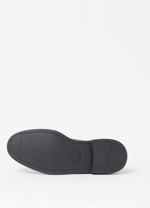 Armani Chelsea boot van kalfsleer  - detail 4 donkerbruin
