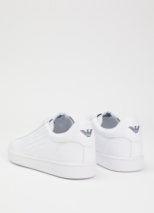 Armani Classic CC sneaker van leer  - achterkant 2 wit