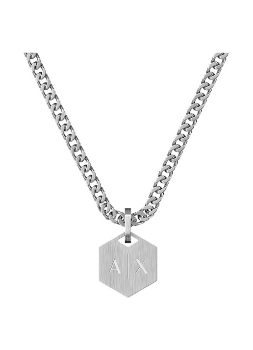 Armani Classic ketting AXG0184040 - voorkant 2 zilver