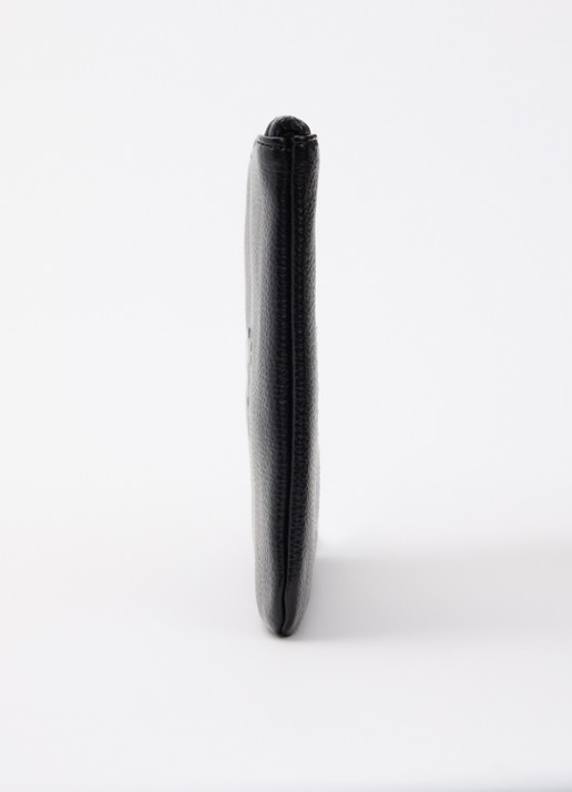Armani Clutch van imitatieleer met logo - detail 4 zwart