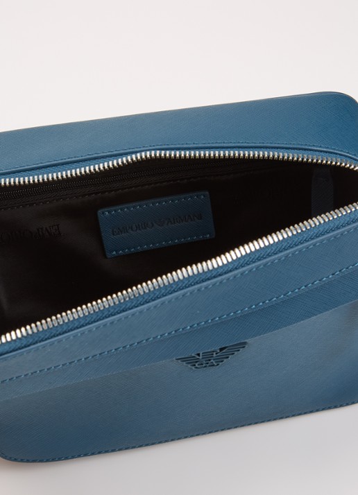 Armani Crossbodytas met afneembare schouderriem en logo - detail 2 indigo