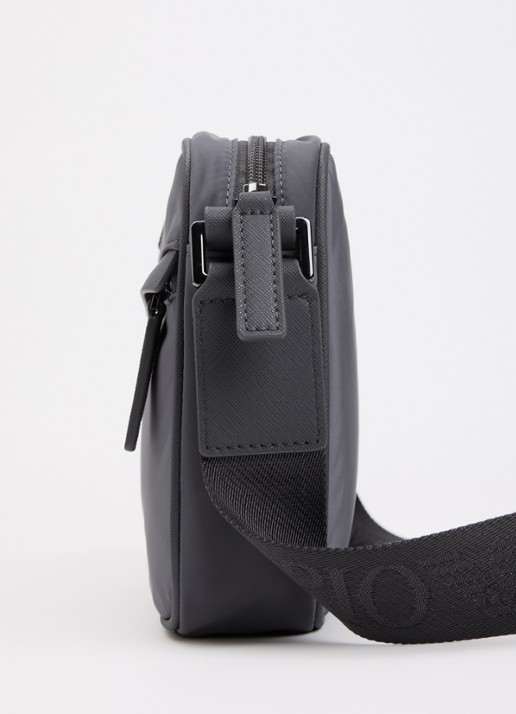 Armani Crossbodytas met afneembare schouderriem en logo - detail 4 blauwgrijs