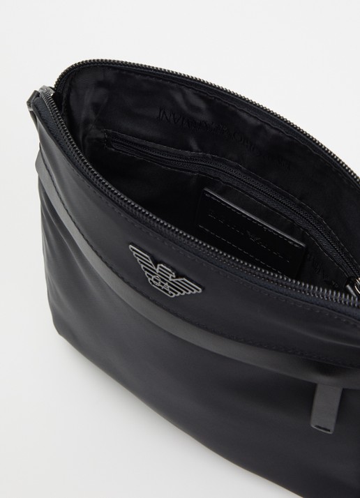 Armani Crossbodytas met logo  - detail 3 zwart