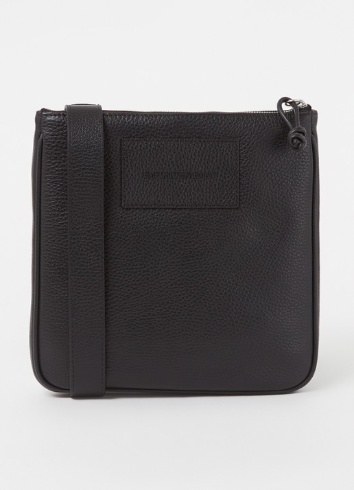 Armani Crossbodytas van leer met logo