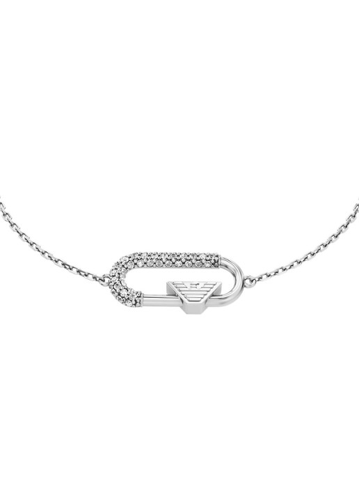Armani Eagle Logo armband EGS3402040 - detail zilver