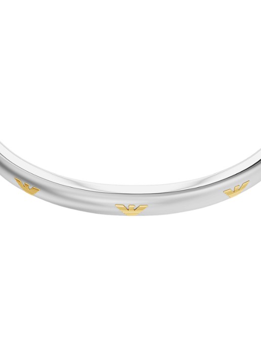 Armani Eagle Logo bangle EGS3374040 - detail 2 zilver
