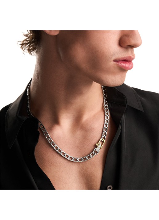 Armani Eagle Logo ketting EGS3372040 - detail 3 zilver