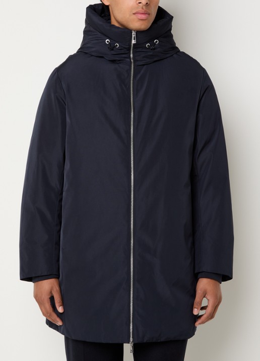 Armani Gewatteerd jack met capuchon