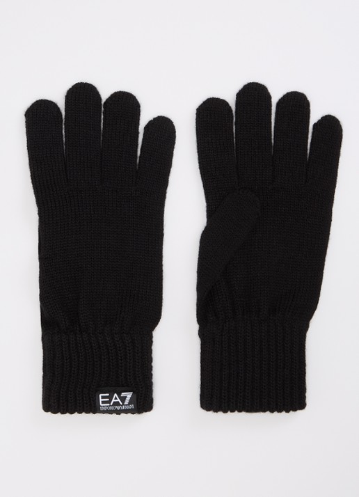 Armani Handschoenen van wolblend met logo