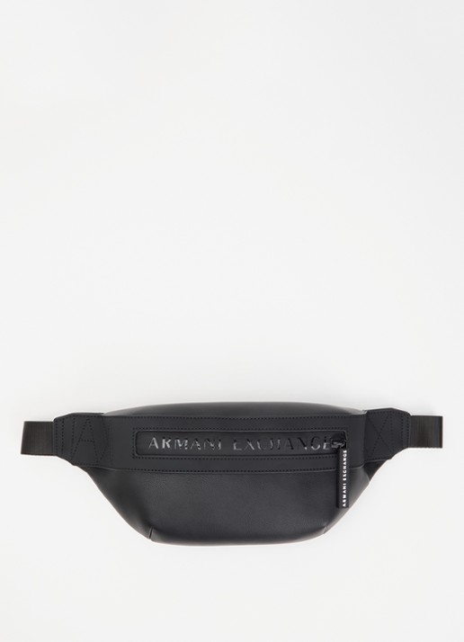 Armani Heuptas met logo - voorkant zwart