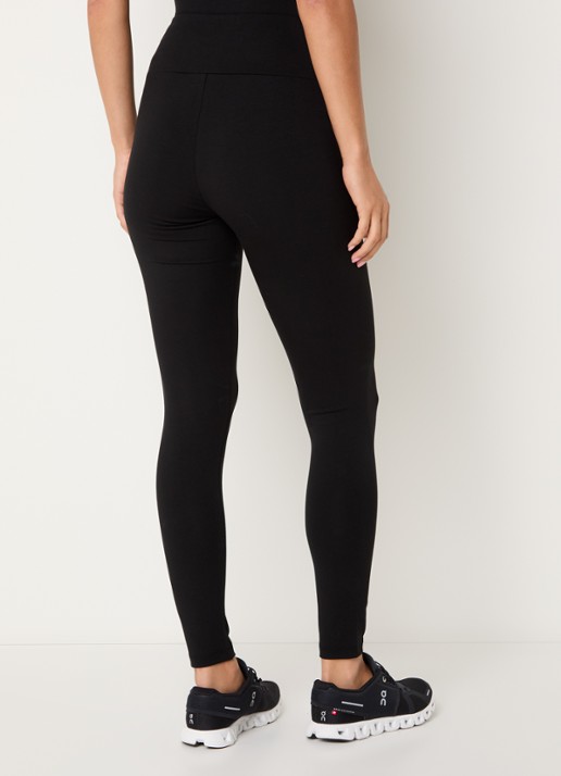 Armani High waist skinny fit trainingslegging met logo - achterkant 5 zwart