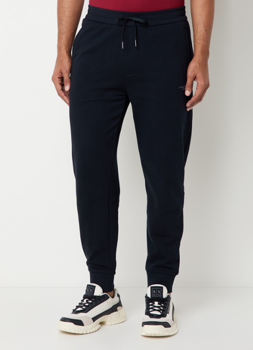 Armani High waist tapered fit joggingbroek met steekzakken