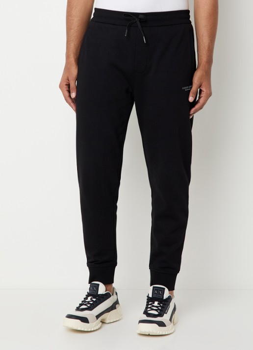 Armani High waist tapered fit joggingbroek met steekzakken
