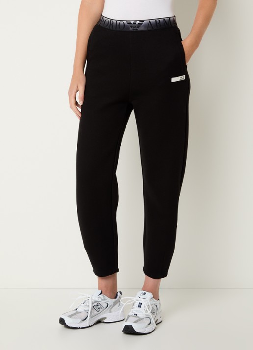 Armani High waist tapered fit joggingbroek met steekzakken