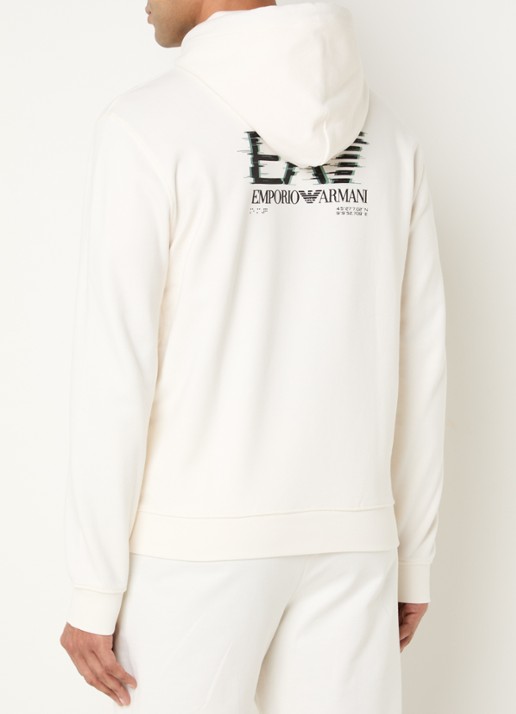 Armani Hoodie met logo- en backprint