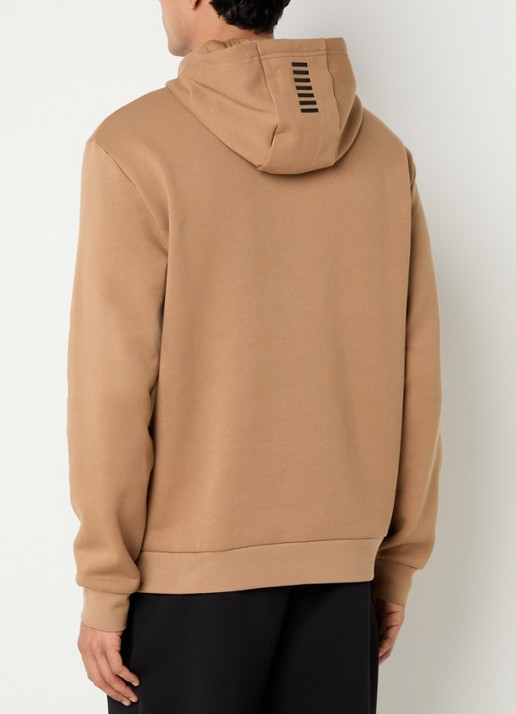 Armani Hoodie met logo - achterkant 3 camel