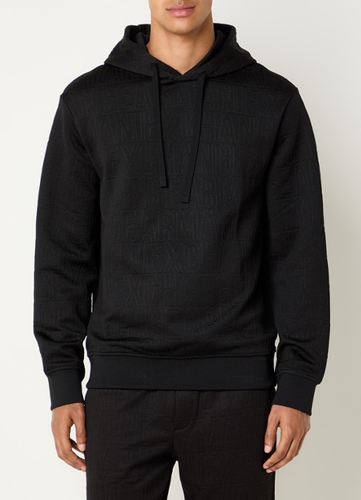 Armani Hoodie met logoborduring