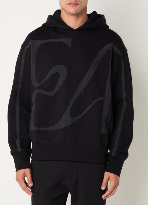 Armani Hoodie met logoborduring