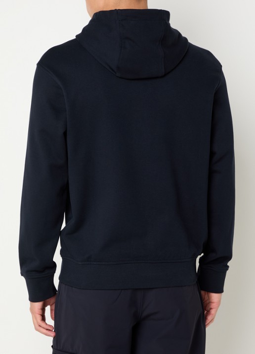 Armani Hoodie met logoprint - achterkant 5 donkerblauw
