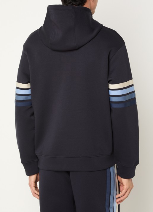 Armani Hoodie met logoprint - achterkant 3 donkerblauw