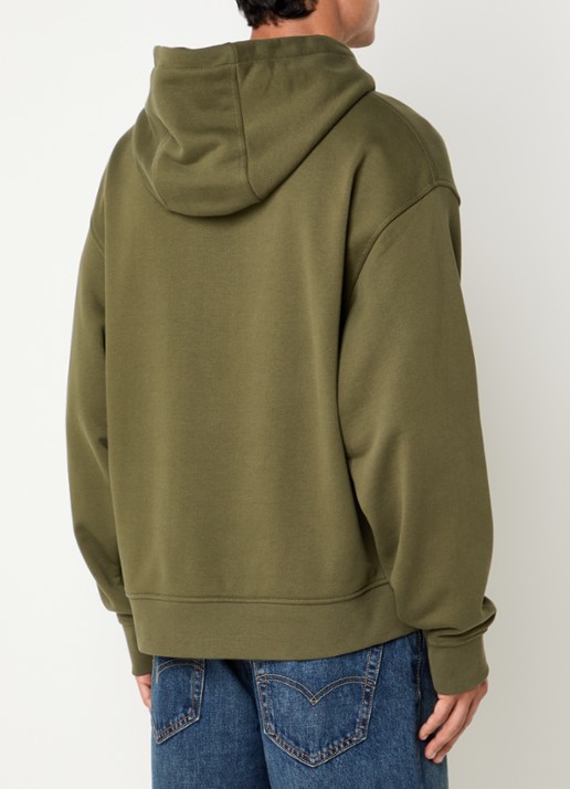 Armani Hoodie met logoprint - achterkant 3 groen