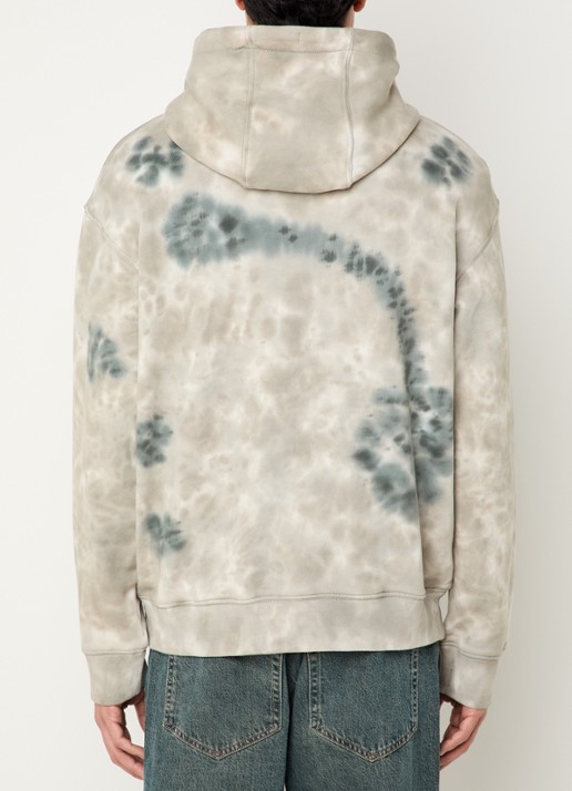 Armani Hoodie met print - achterkant grijs
