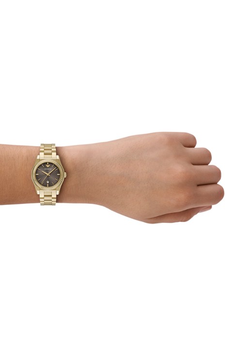 Armani Horloge AR11700 - detail 4 goud
