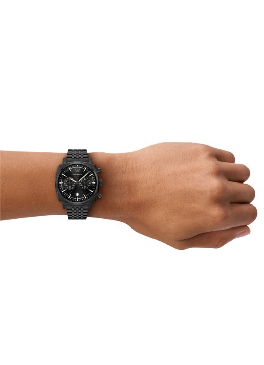 Armani Horloge AR11727 - detail 5 zwart