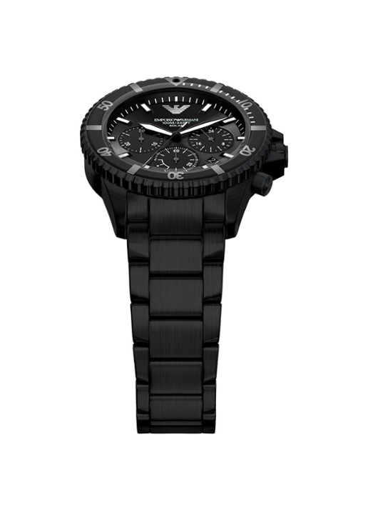 Armani Horloge AR11784 - detail 3 zwart