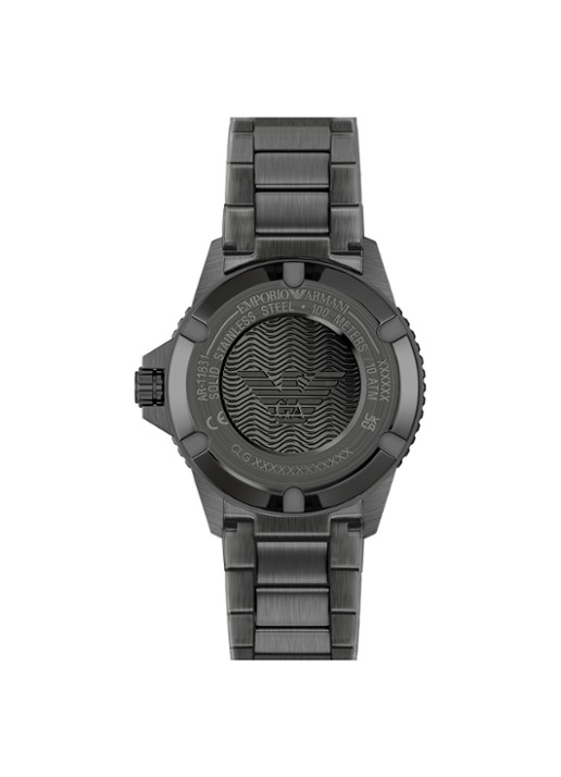 Armani Horloge AR11831 - detail 3 zwart