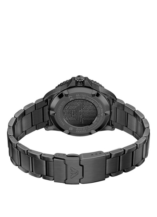 Armani Horloge AR11831 - detail 4 zwart