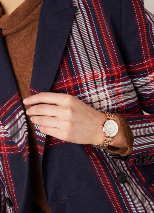 Armani Horloge AR1909 - voorkant 2 roségoud