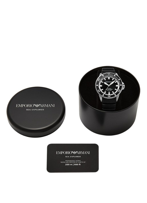 Armani Horloge AR60086 - detail 4 zilver